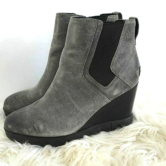 🌴Sorel Joan Uptown Chelsea Bootie Quarrey Women's Size 9✌️ - Picture 5 of 10